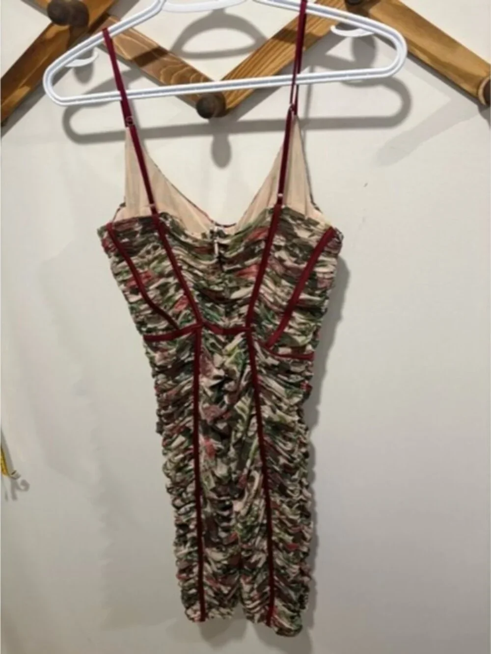 HOUSE OF CB - SABLE -Vintage Floral Ruched Corset Dress - Read Description!! - Picture 9 of 12
